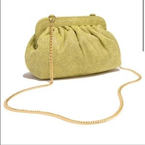 Yellow bag with black dots